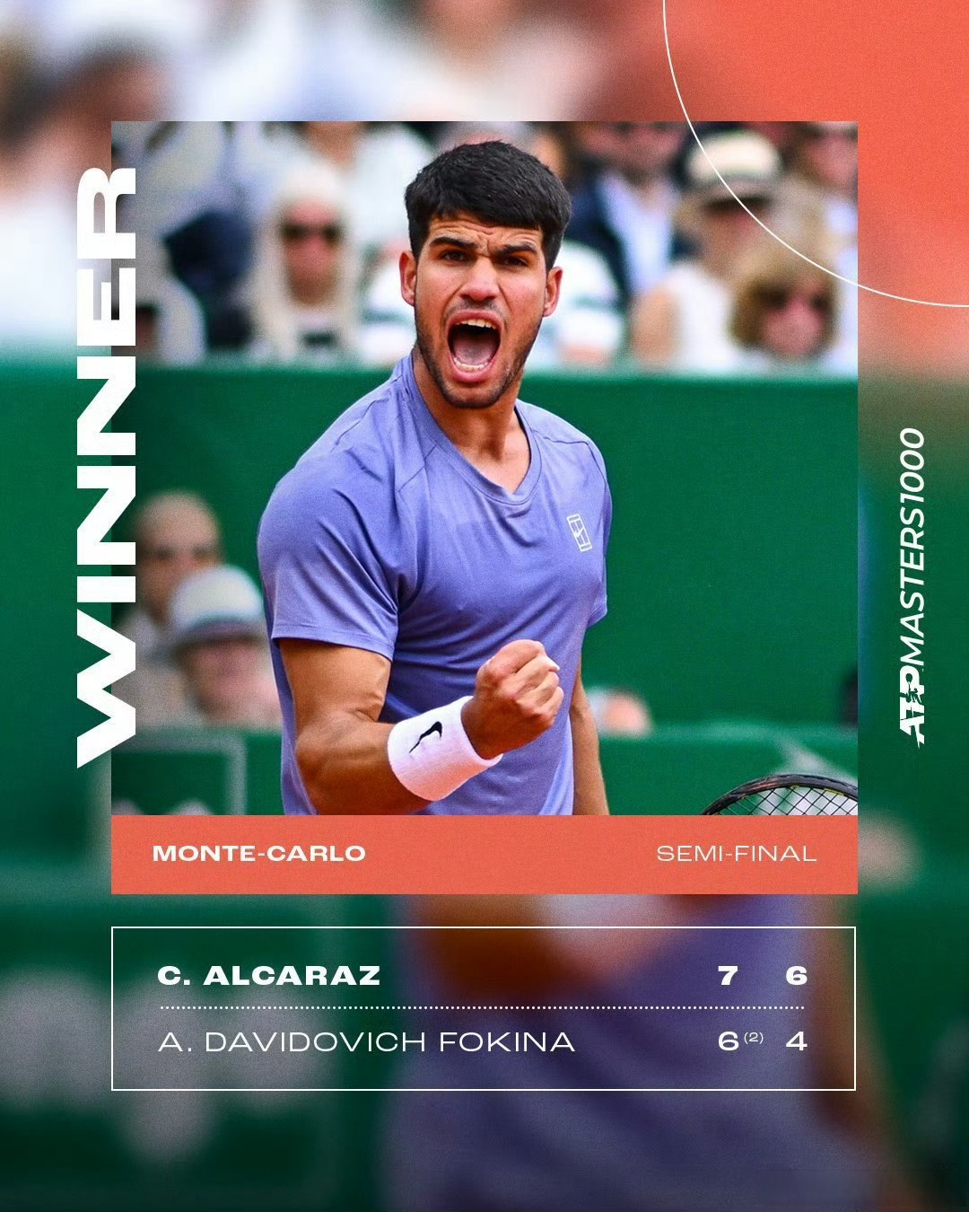 蒙特卡洛大师赛险胜ATP总决赛，穆雷扛起全队